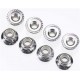 Traxxas Nuts 4mm Flanged Nylon Locking Steel (8)