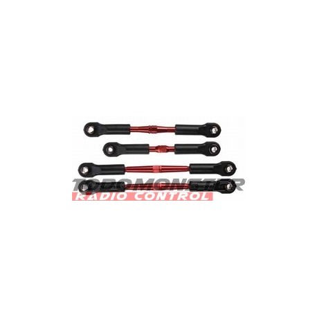 Traxxas Turnbuckle Set Rustler/Stampede Alum Red