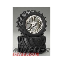 Traxxas Tires/Wheels Assembled Maxx/Revo