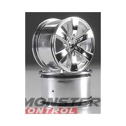 HPI Q6 Wheel Chrome Savage (2)