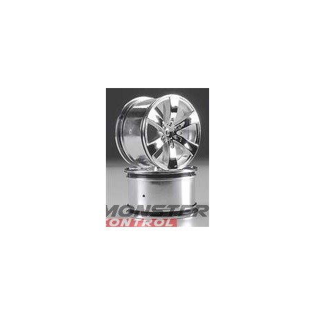 HPI Q6 Wheel Chrome Savage (2)