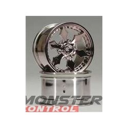 HPI Spike Monster Wheel Black Chrome 83X56MM (2)