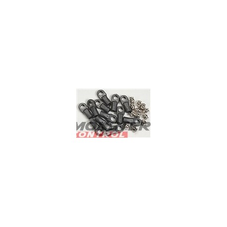 Traxxas Rod Ends W/Hollow Balls Large (12) Revo