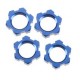 Traxxas Wheel Nuts Splined 17mm Blue-Anodized Revo/T-Maxx 3.3/E-