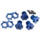 Traxxas REVO Wheel Hubs Splined 17mm Blue-Anodized Revo/T-Maxx 3