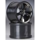 Traxxas Gemini 3.8 Wheels Black Chrome E-Revo (2)