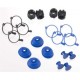 Traxxas Pivot Ball Caps (4) Dust Boots Rubber (4) Revo/E-Revo/Su