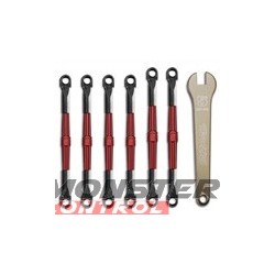 Traxxas Aluminum Turnbuckles Red Jato