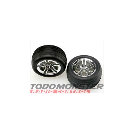 Traxxas Tires & Wheels Assembled Front 2.8" (2)