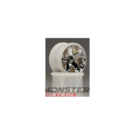 Traxxas Wheels Chrome 2.8 Front Jato 3.3