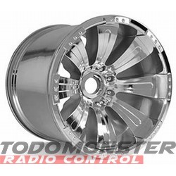 Axial 8-Spoke Oversize Wheel Chrome