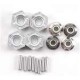 HPI Hex Wheel Hub 14MM Silver 4 Savage 21