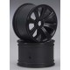 DuraTrax Rims Black 17mm RTX27 Raze ST (2)