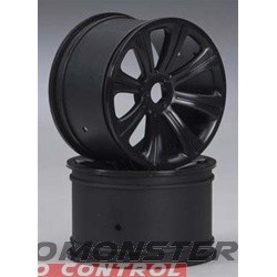 DuraTrax Rims Black 17mm RTX27 Raze ST (2)