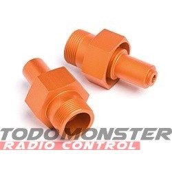 HPI Front Hex Hub 24mm Orange Baja (2)