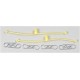 Dubro Body Klip Retainers Yellow (2)