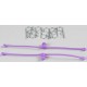 Dubro Body Klip Retainers Purple (2)