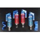 Integy MSR6 Piggyback Shock Set (4) Revo Blue Alum