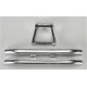 Integy Alloy Rear Bumper W/Mount Silver Revo