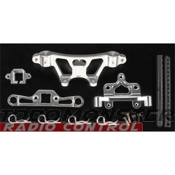 Integy Alloy Rear Body & Pin Mount Silver Revo