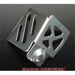 Integy Alloy Fuel Tank Guard Silver Revo