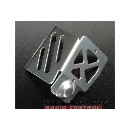 Integy Alloy Fuel Tank Guard Silver Revo