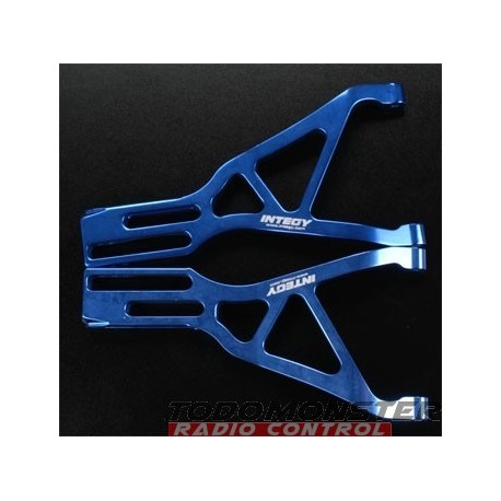 Integy Alloy Front Lower Arm L & R Blue Revo (2)