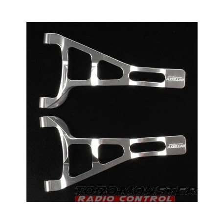 Integy Alloy Front Upper Arms L & R Revo Silver