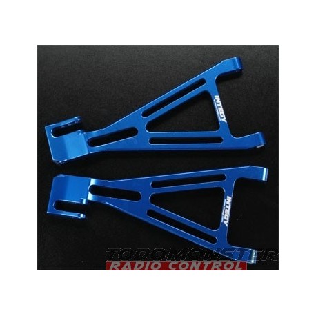 Integy Alloy Rear Left & Right Lower Arm Revo Blue