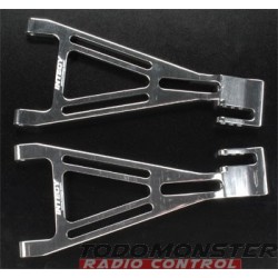 Integy Alloy Rear Left Rght Lower Arms Revo Silver