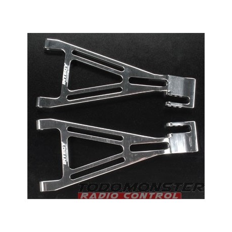 Integy Alloy Rear Left Rght Lower Arms Revo Silver