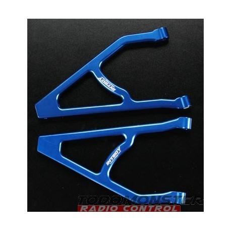 Integy Alloy Rear L & R Upper Arms Revo Blue