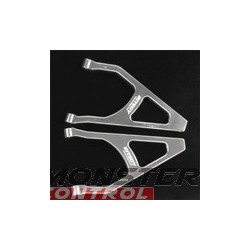 Integy Alloy Rear L & R Upper Arm Revo Silver