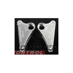 Integy Alloy Pro2 Front L/R Rocker Arm Silver Revo