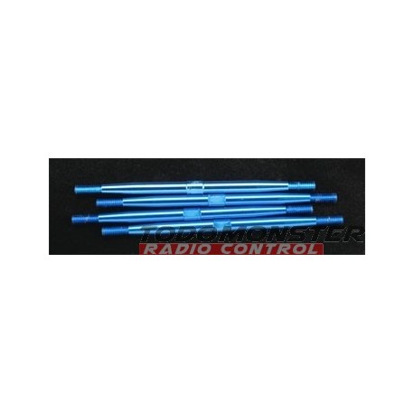 Integy Aluminum Standard Pushrod Revo (4) Blue