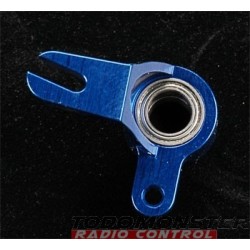 Integy Ball Bearing Throttle Mix Arm Blue Revo