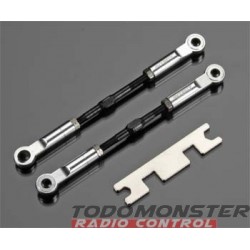 Integy Super-Duty Front Turnbuckle Silver Revo