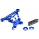 Integy EVO3 Front Body & Pin Mount Blue Revo 3.3