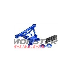 Integy EVO3 Front Body & Pin Mount Blue Revo 3.3