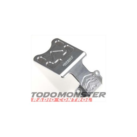 Integy EVO3 Front Skid Plate Silver Revo 3.3