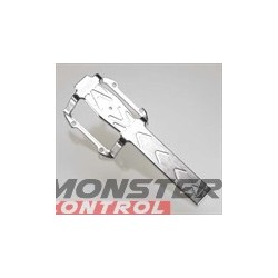 Integy Silver Lower Tranny Guard for the Revo 3.3