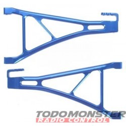 Integy EVO3 Front Lower Arm Left/Right Blue Revo 3.3