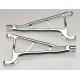 Integy EVO3 Front Upper Arm Left/Right Silver Revo 3.3