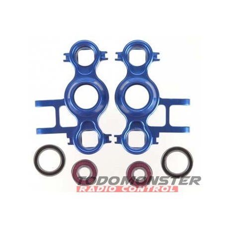 Integy EVO3 Steering Block Left/Right Blue Revo 3.3