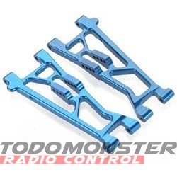 Golden Horizons Alum Front Lower Arms Blue Jato (2) 2.5/3.3