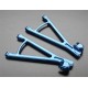 Golden Horizons Aluminum Rear Lower Arms Blue Revo