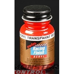 Pactra Acrylic 1 oz. Transparent Red