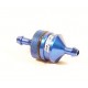 Racers Edge Small Fuel Filter W/ Clip Blue