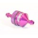 Racers Edge Small Fuel Filter W/ Clip Purple