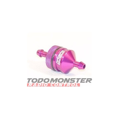 Racers Edge Small Fuel Filter W/ Clip Purple